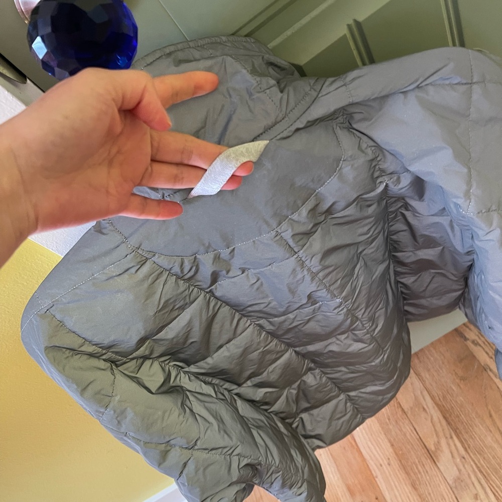 FP Movement by Free People Reflective Silver Puffer Jacket small - Picture 16 of 16